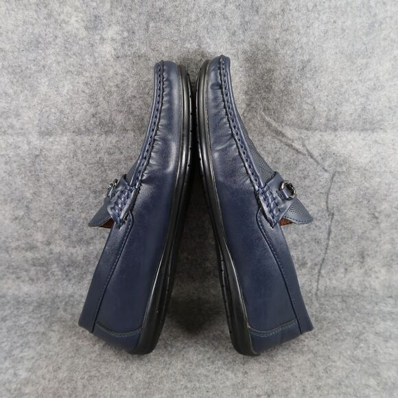 Andrew Fezza Shoes Mens 9.5 Loafer Moccasin Slip On Casual Navy Classic Fashion main image 7